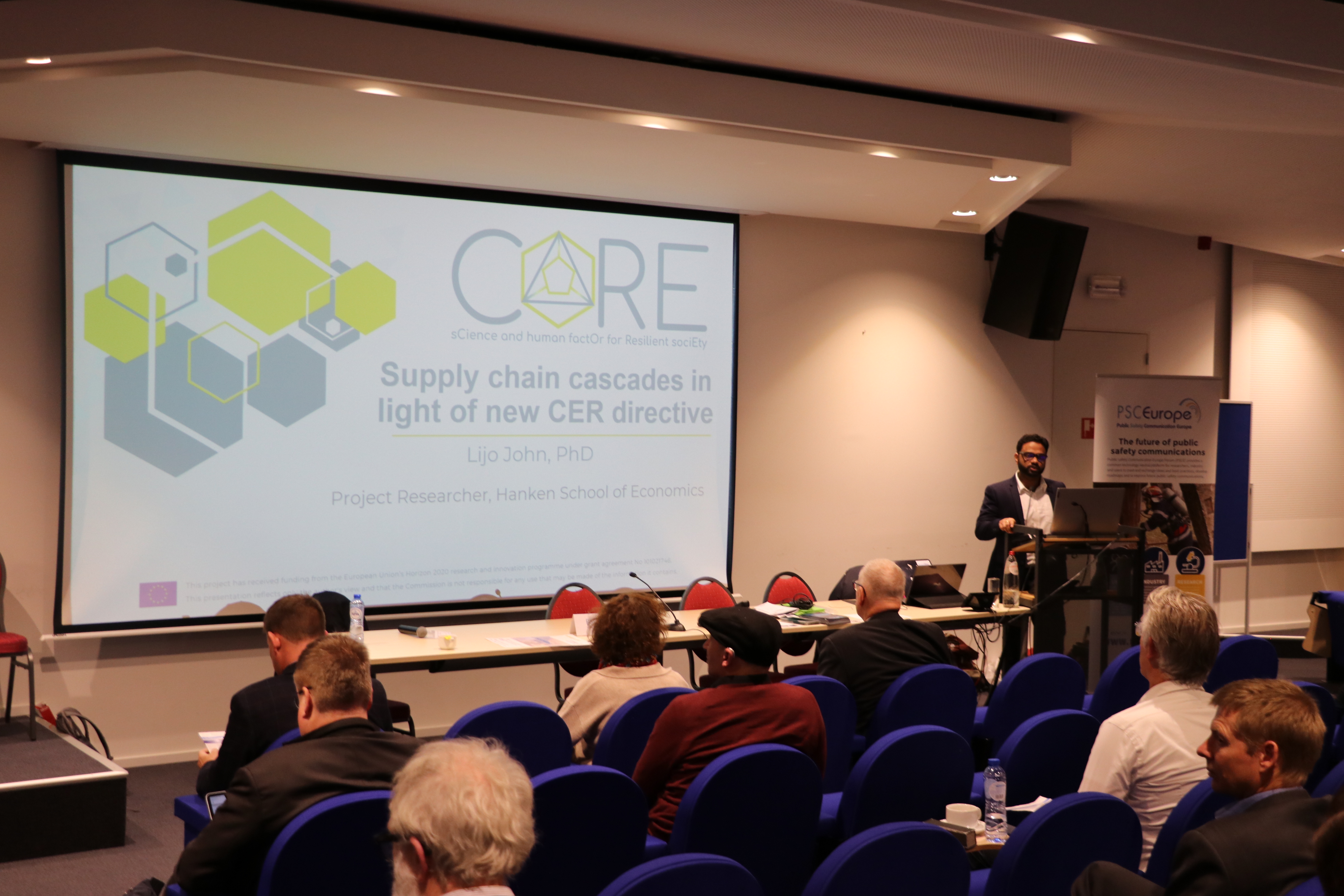 📰 [Participation to events] CORE EU-funded Project at Public Safety Communication Europe (PSCE) Winter Conference 2022 in Brussels 📰